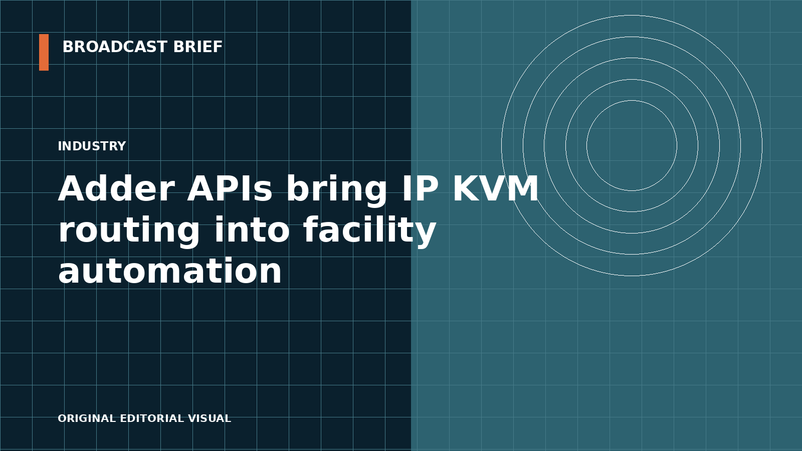 Editorial illustration for Adder APIs bring IP KVM routing into facility automation