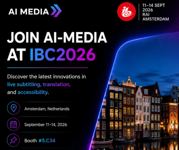 Source image for AI-Media extends LEXI from captions to multilingual voice and viewer devices