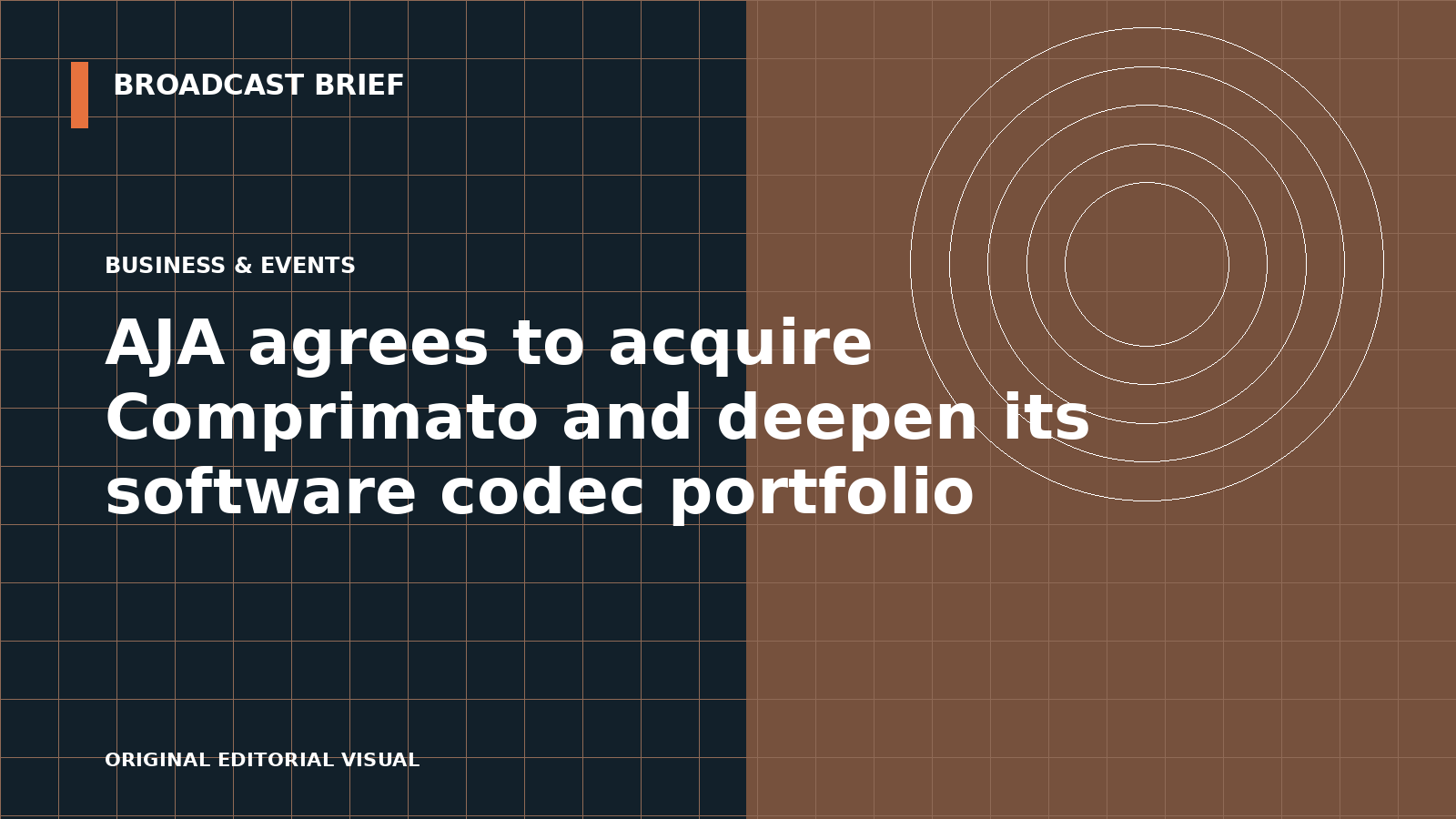 Editorial illustration for AJA agrees to acquire Comprimato and deepen its software codec portfolio