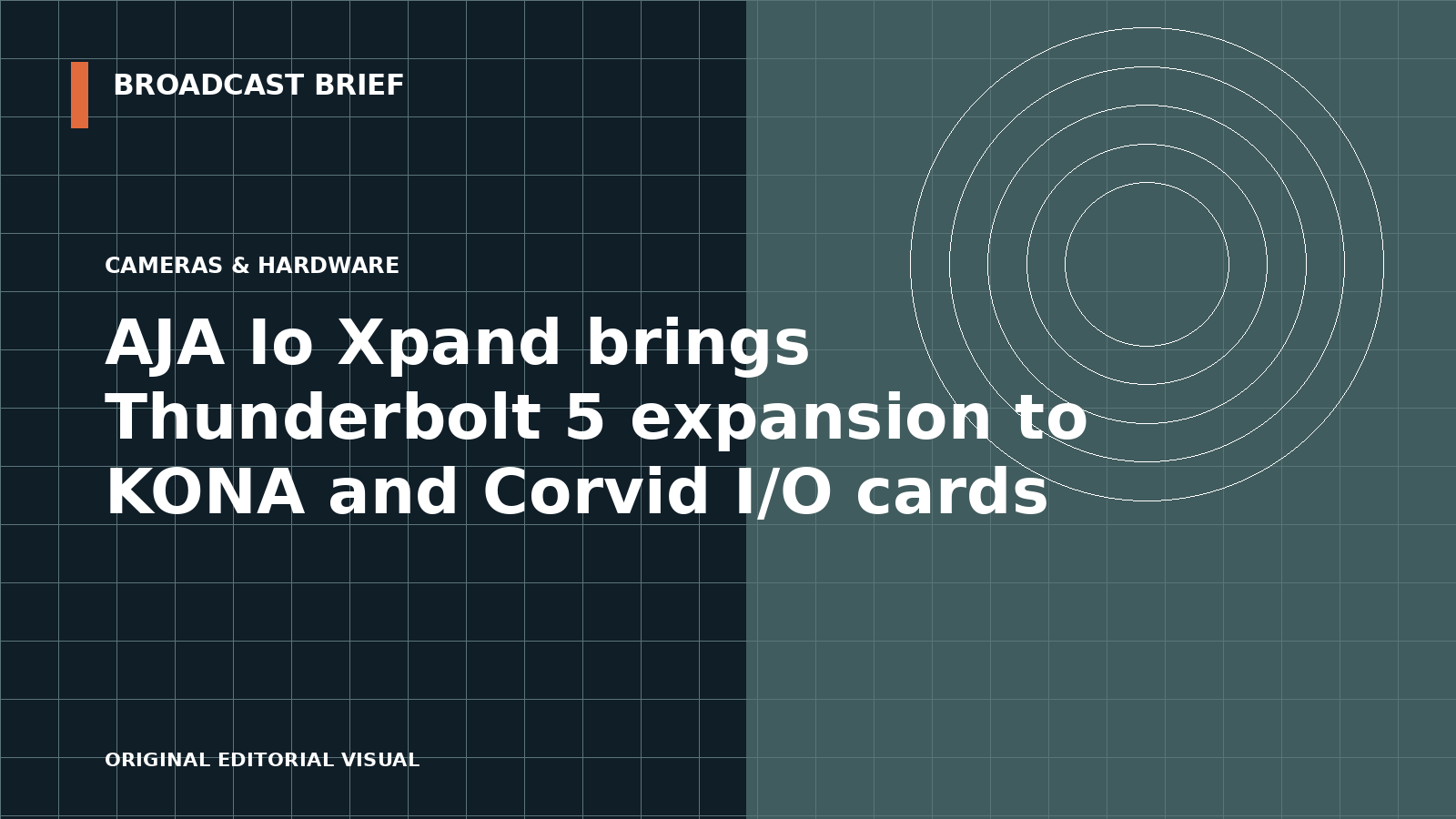 Editorial illustration for AJA Io Xpand brings Thunderbolt 5 expansion to KONA and Corvid I/O cards
