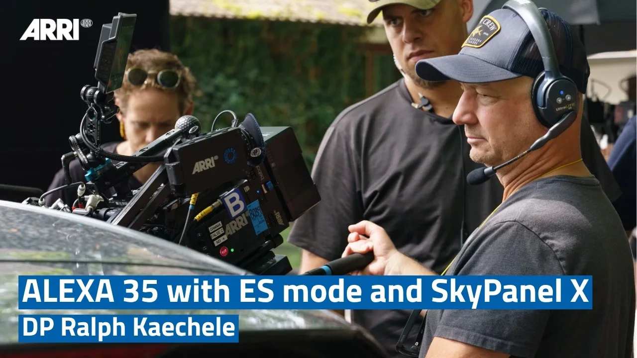 Source image for ALEXA 35 ES and SkyPanel X light a half-mile night exterior