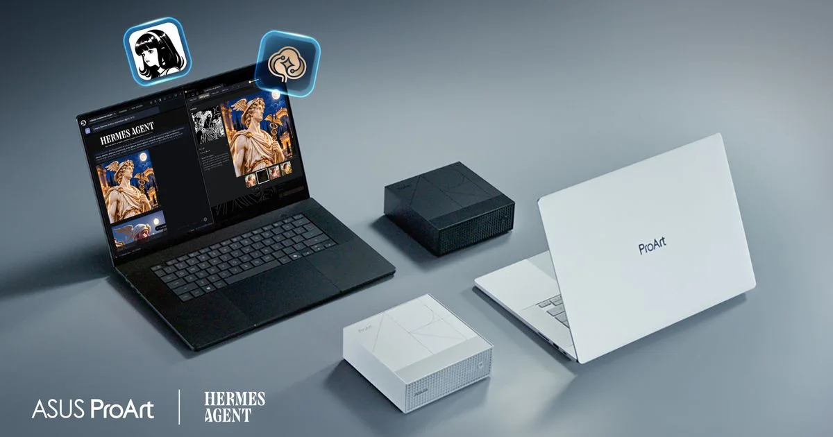 Source image for ASUS ships RTX Spark creator laptops with unified AI memory