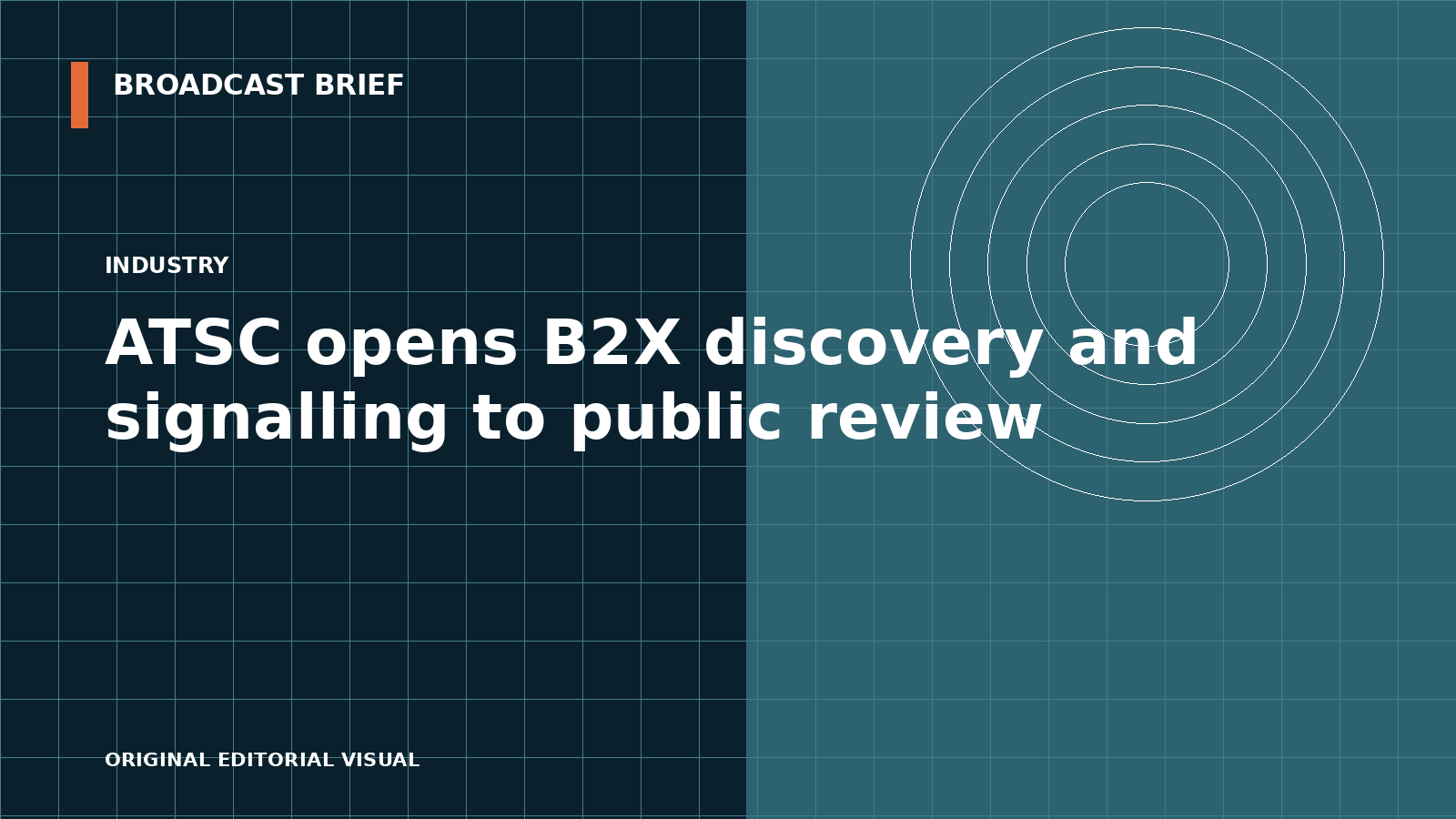 Editorial illustration for ATSC opens B2X discovery and signalling to public review