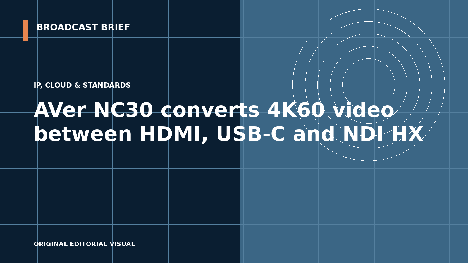 Editorial illustration for AVer NC30 converts 4K60 video between HDMI, USB-C and NDI HX