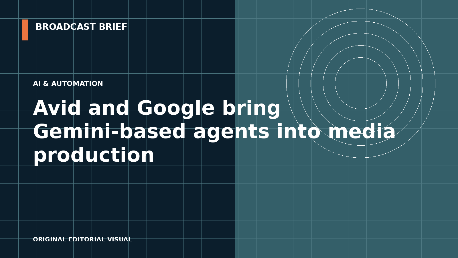 Editorial illustration for Avid and Google bring Gemini-based agents into media production