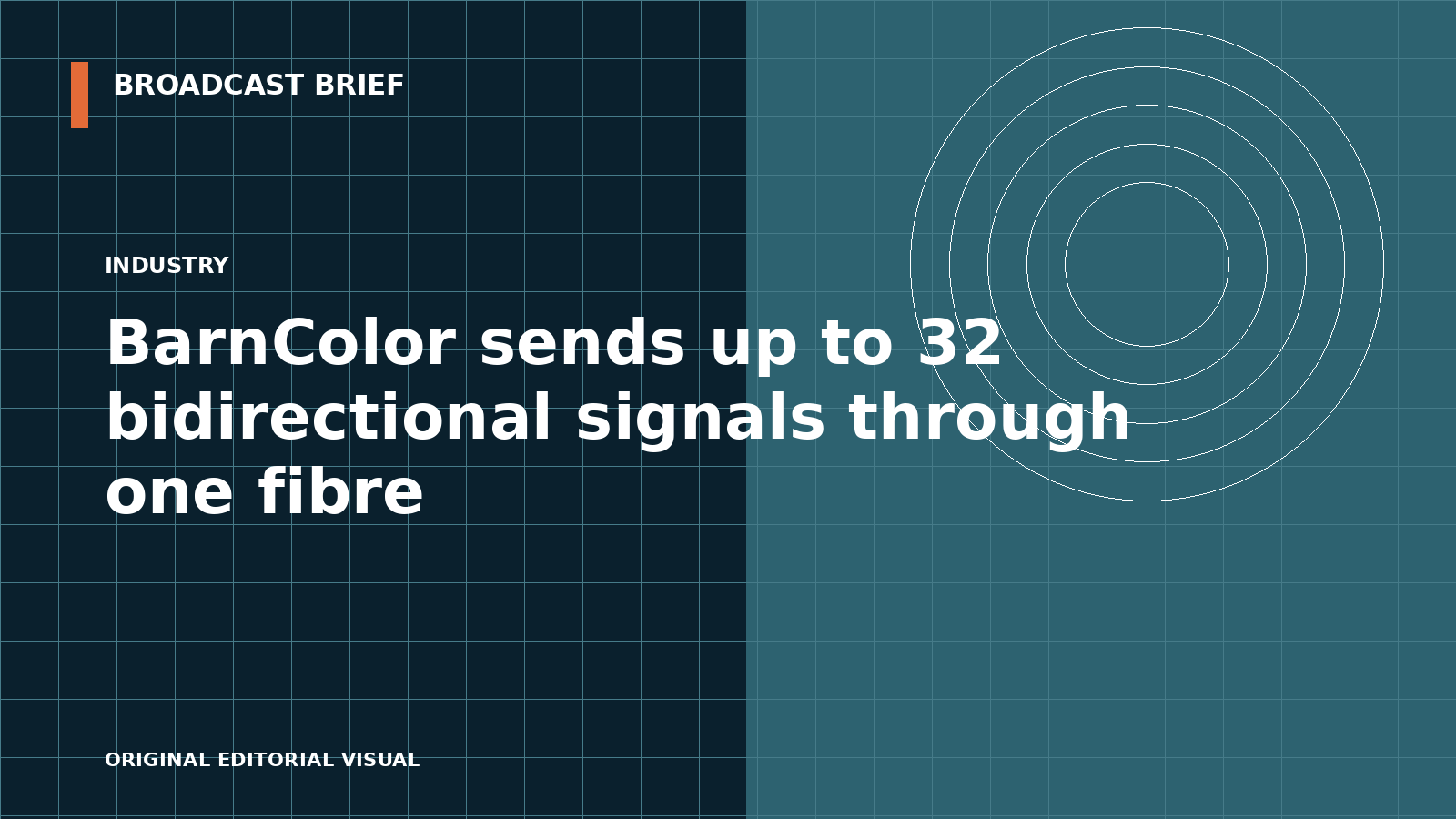 Editorial illustration for BarnColor sends up to 32 bidirectional signals through one fibre