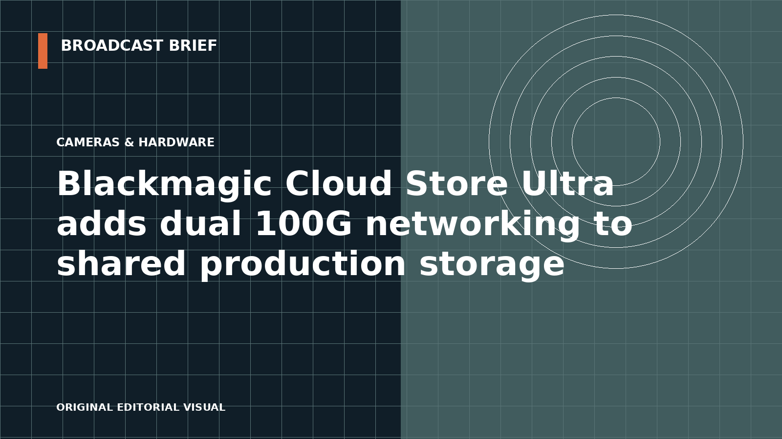 Editorial illustration for Blackmagic Cloud Store Ultra adds dual 100G networking to shared production storage