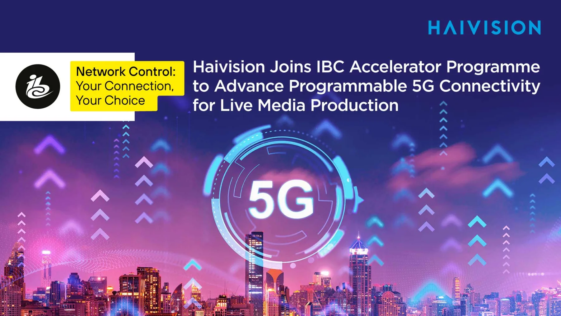 IBC Accelerator programme for programmable 5G live media contribution