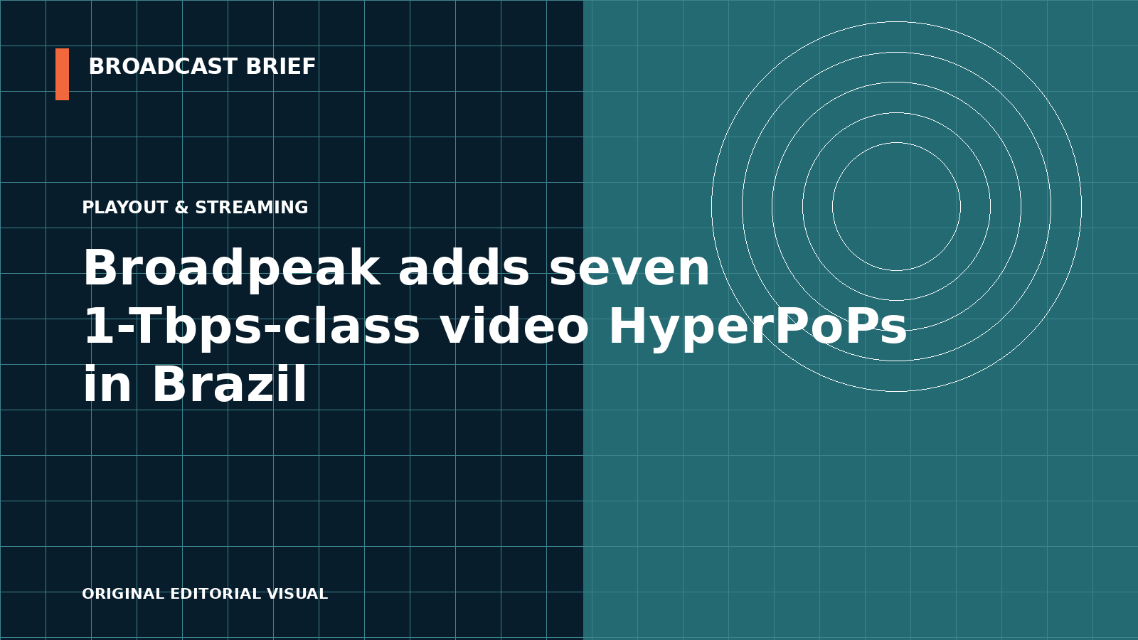 Editorial illustration for Broadpeak adds seven 1-Tbps-class video HyperPoPs in Brazil