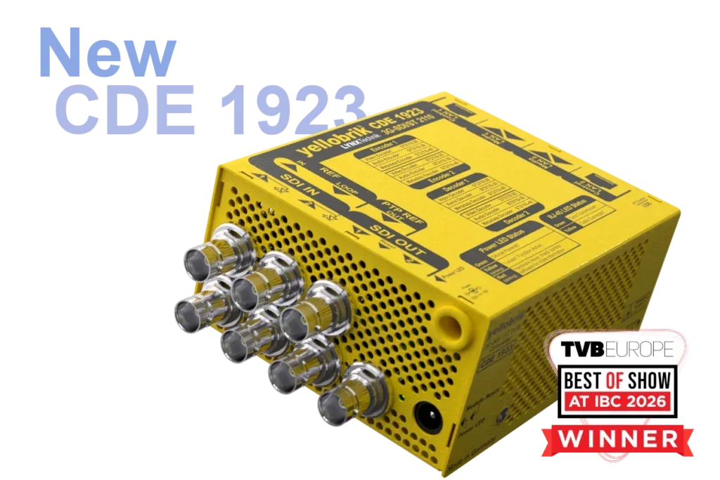 LYNX Technik CDE 1923 yellobrik converter shown in an official product image