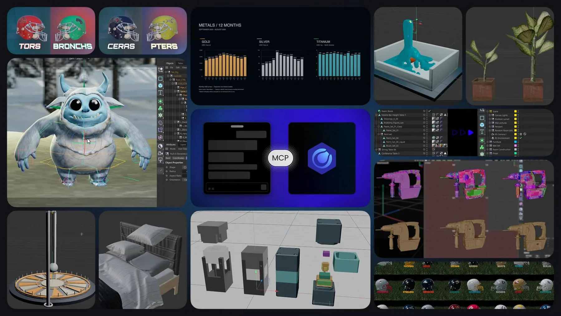 Source image for Cinema 4D exposes native scene operations through a guarded MCP server