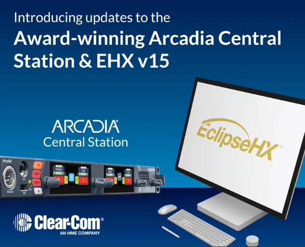 Source image for Clear-Com expands Arcadia and Eclipse HX capacity and identity management