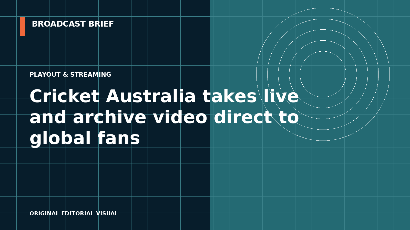 Editorial illustration for Cricket Australia takes live and archive video direct to global fans