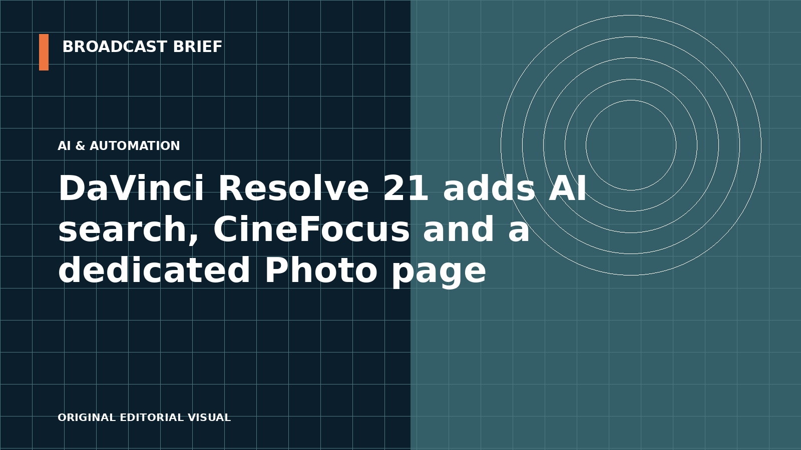 Editorial illustration for DaVinci Resolve 21 adds AI search, CineFocus and a dedicated Photo page