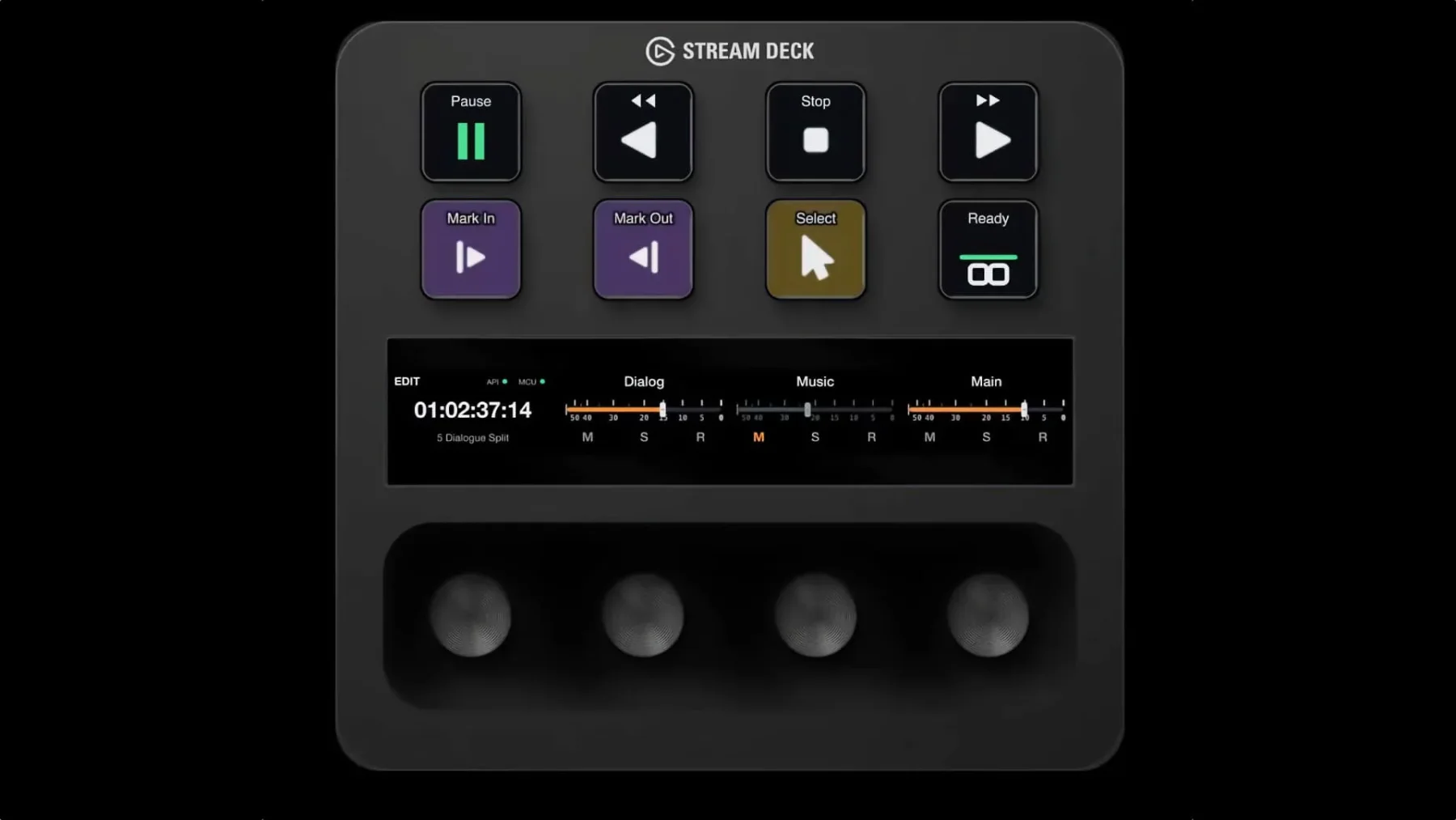 Source image for DeckBridge maps 491 Resolve commands onto Stream Deck