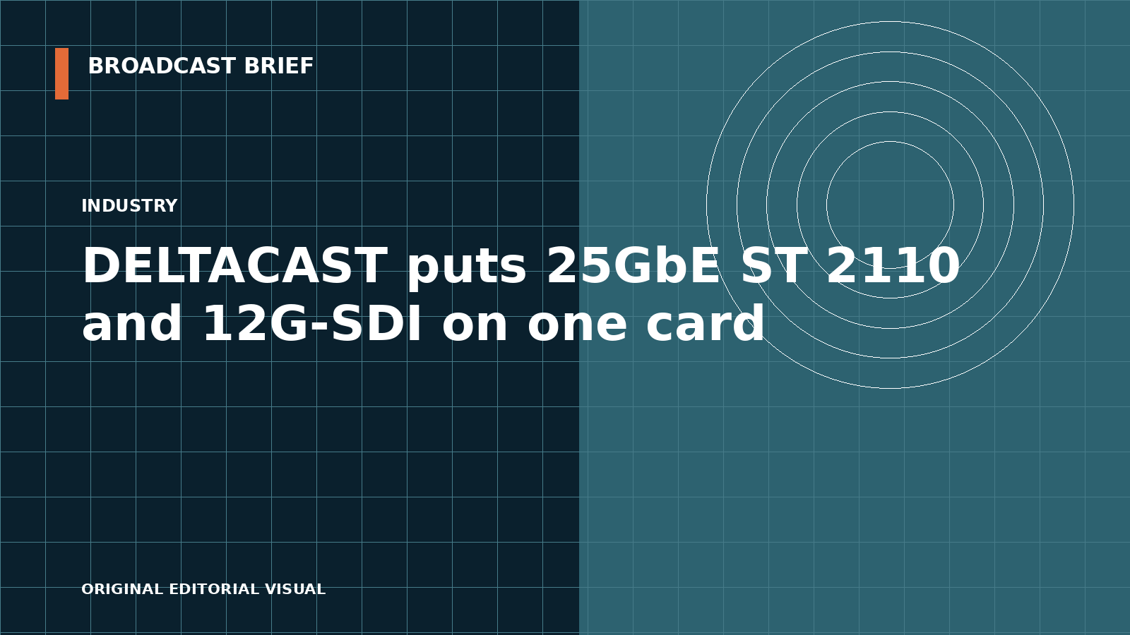 Editorial illustration for DELTACAST puts 25GbE ST 2110 and 12G-SDI on one card