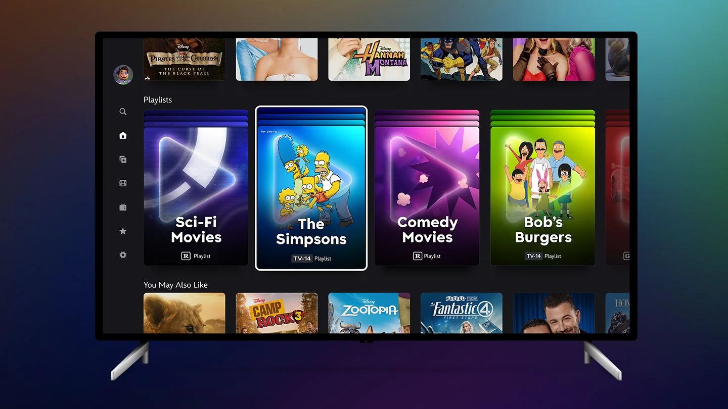 Source image for Disney+ turns curated libraries into continuous lean-back channels