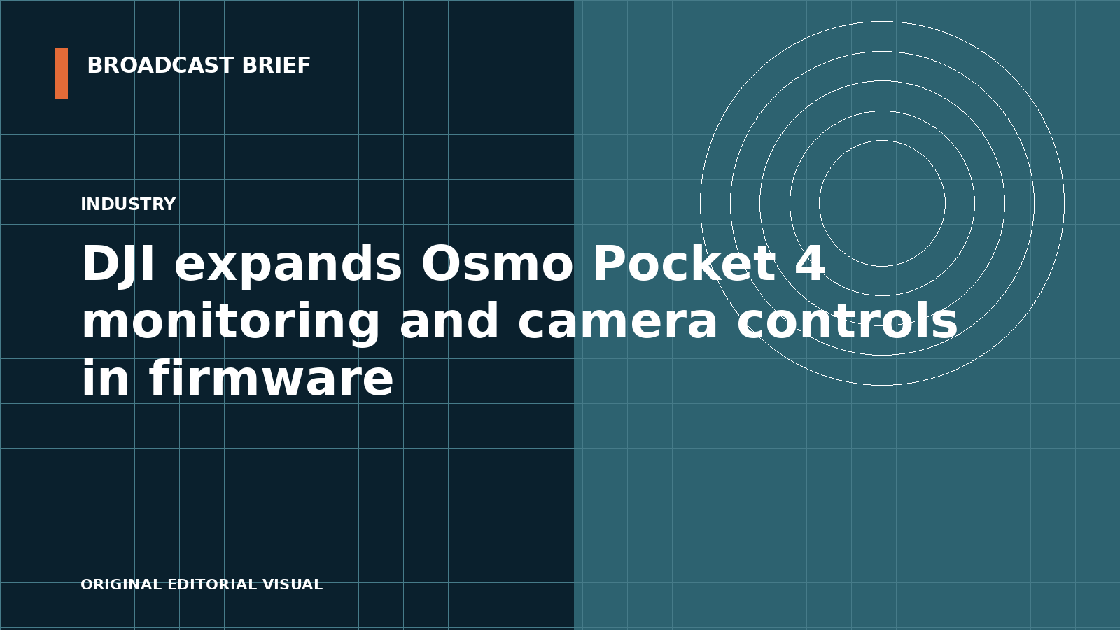 Editorial illustration for DJI expands Osmo Pocket 4 monitoring and camera controls in firmware