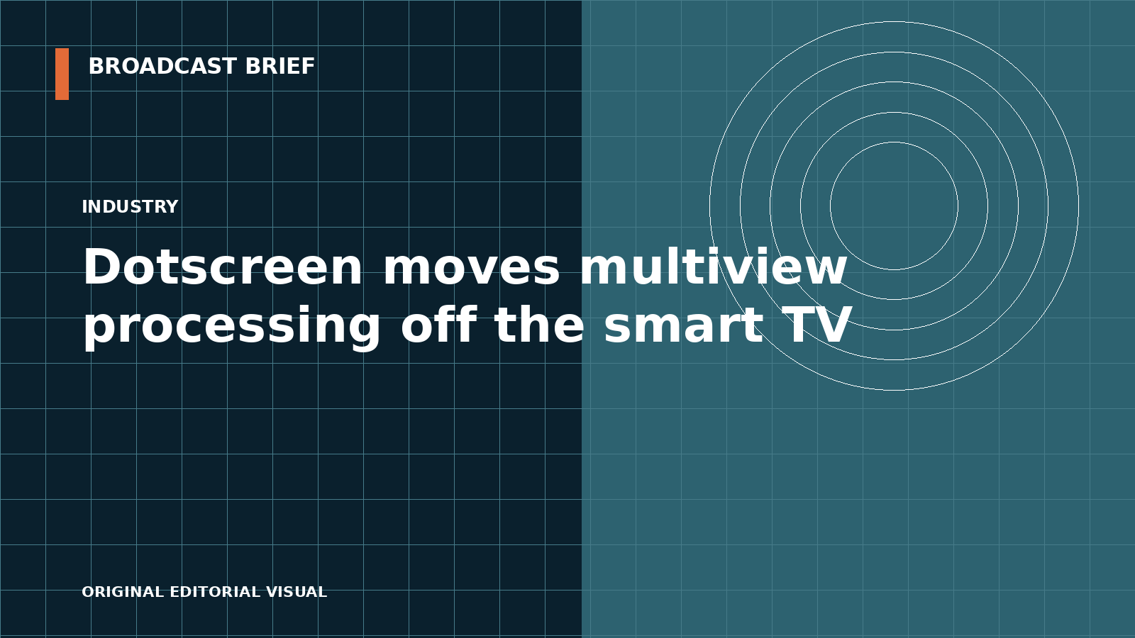 Editorial illustration for Dotscreen moves multiview processing off the smart TV