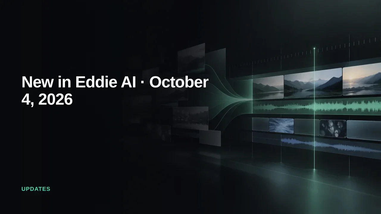 Source image for Eddie AI adds visual search and keeps NLE handoffs editable