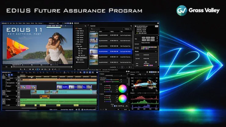 Source image for EDIUS programme links current workflows to the next major release