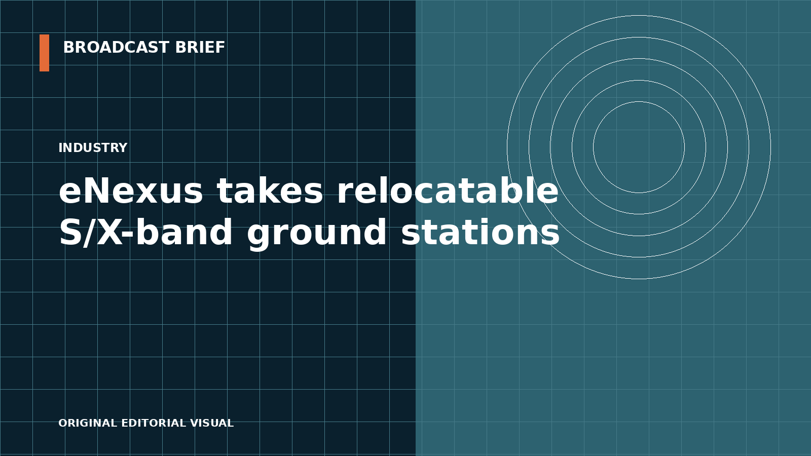 Editorial illustration for eNexus takes relocatable S/X-band ground stations