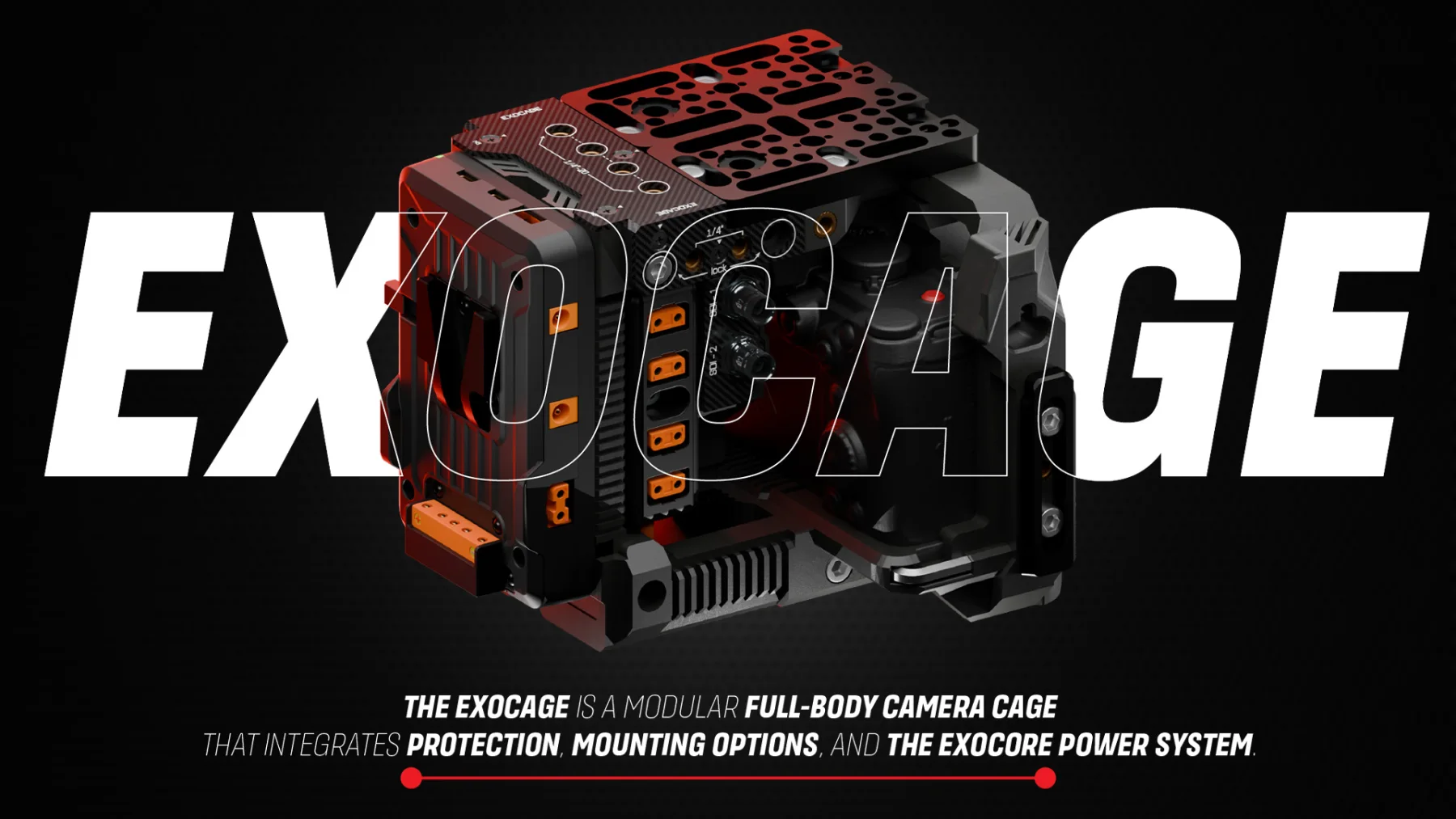 Source image for EXOCAGE puts power and signal distribution inside a printed camera cage