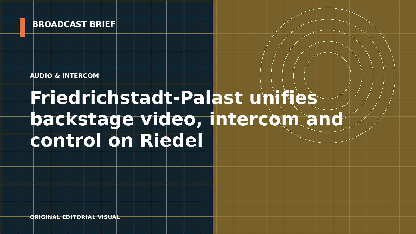 Editorial illustration for Friedrichstadt-Palast unifies backstage video, intercom and control on Riedel