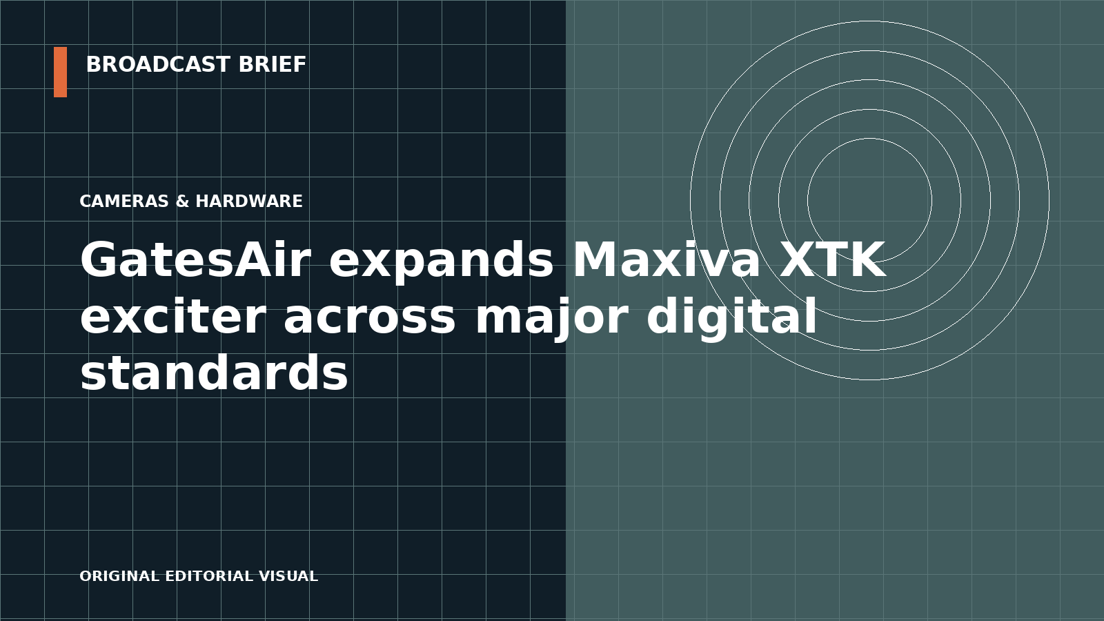 Editorial illustration for GatesAir expands Maxiva XTK exciter across major digital standards