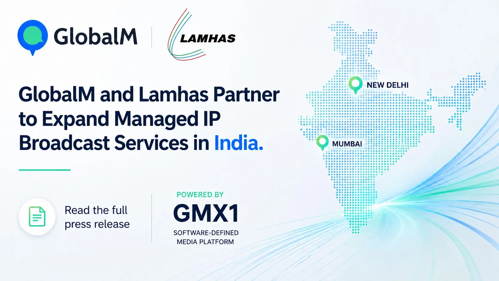 Source image for GlobalM and Lamhas build software-defined IP media nodes in India