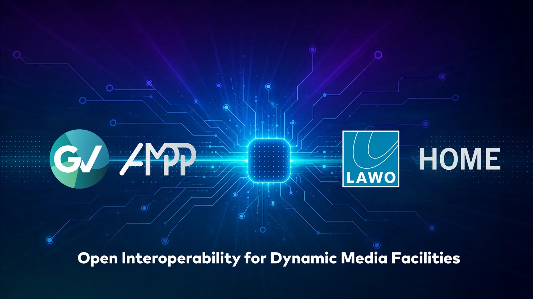 Source image for Grass Valley and Lawo test AMPP and HOME interoperability for open DMF workflows