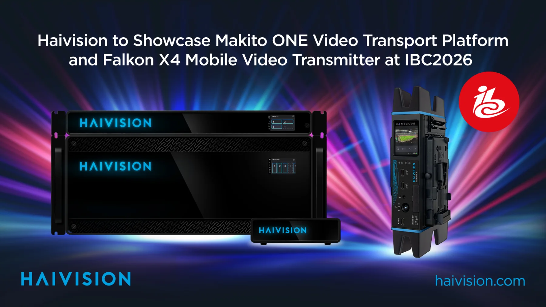 Source image for Haivision brings Makito ONE and four-modem Falkon X4 to IBC2026