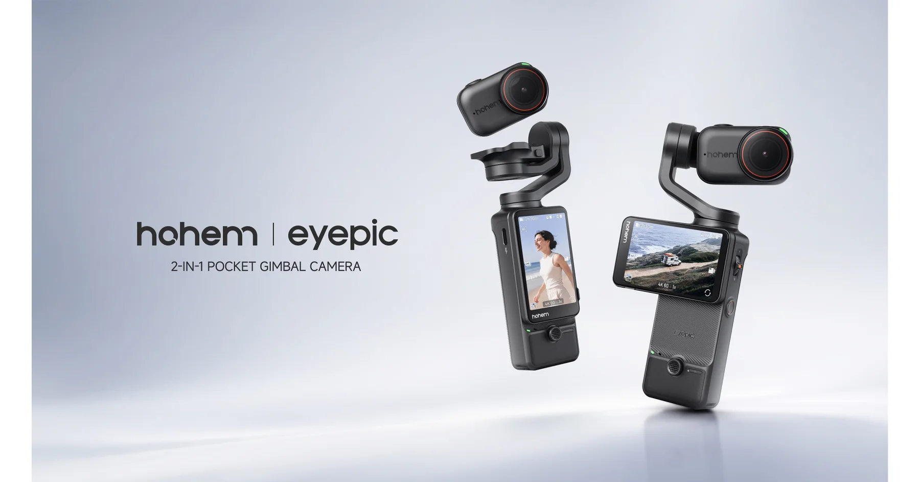 Hohem Eyepic detachable pocket gimbal camera