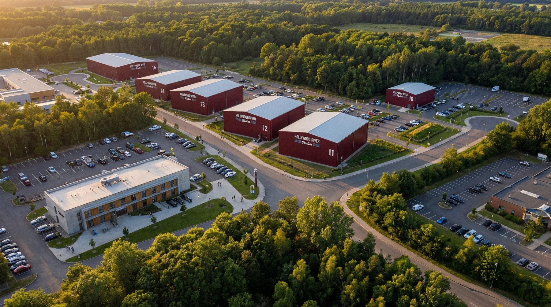 Source image for Hollywood River Studios starts six-stage modular production campus