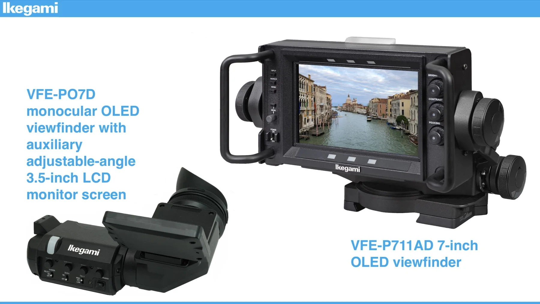 Source image for Ikegami adds variable ND and new OLED viewfinders to UNICAM range