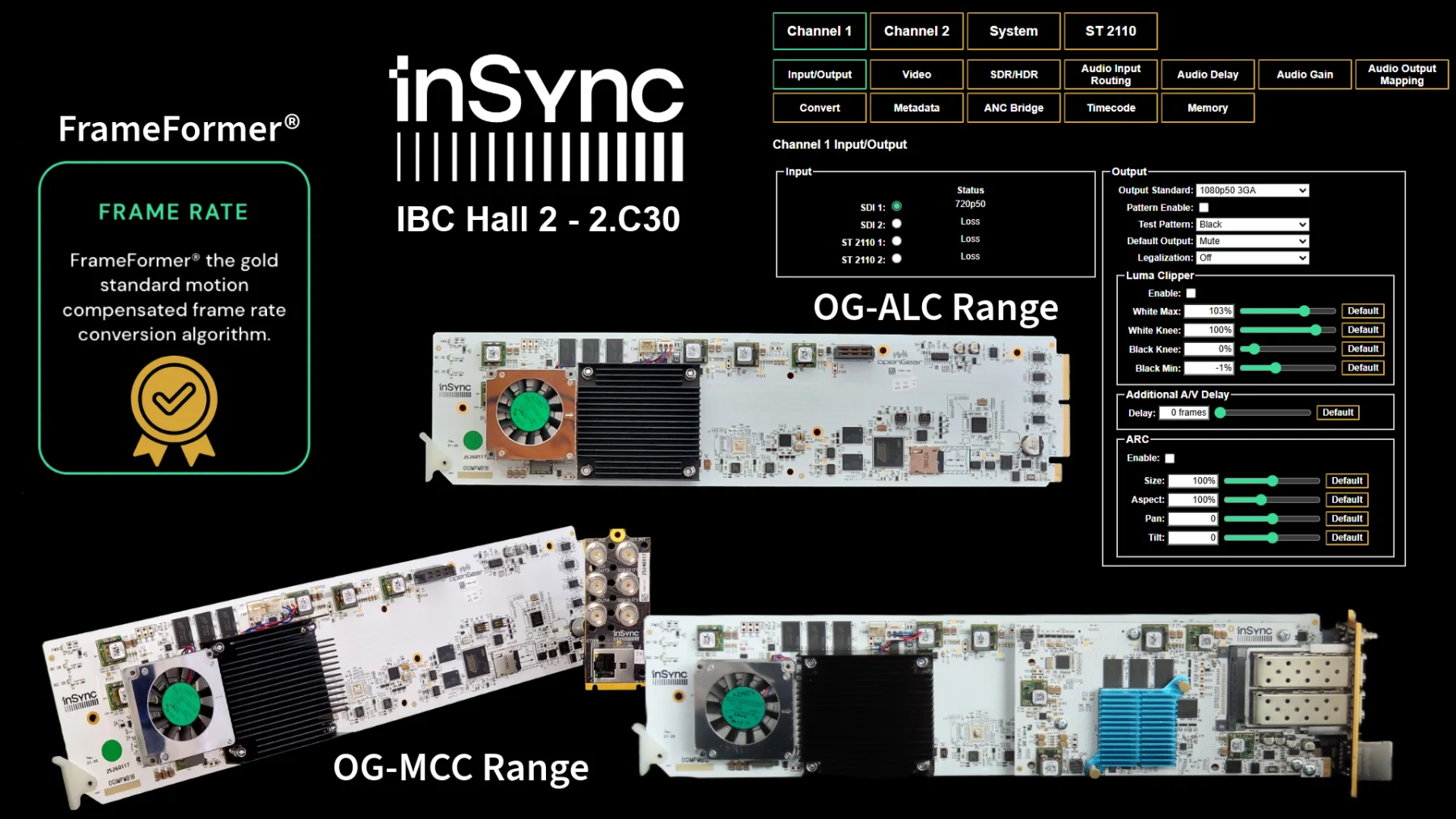 Source image for InSync combines UHD downconversion and motion-compensated conversion in openGear