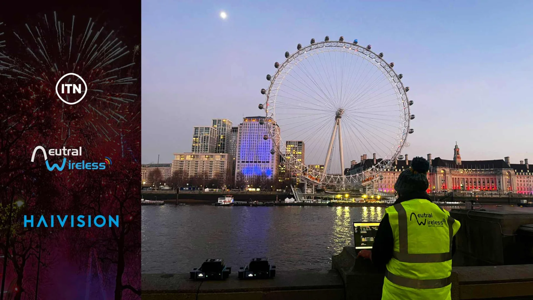 Source image for ITN tests a temporary private 5G network for London fireworks coverage
