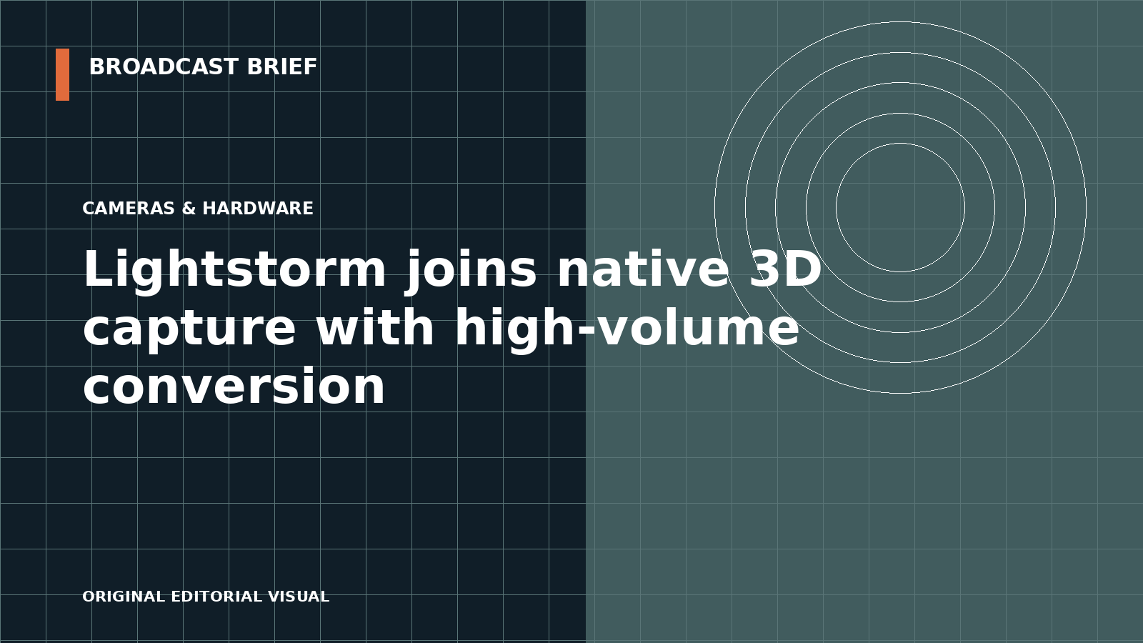 Editorial illustration for Lightstorm joins native 3D capture with high-volume conversion