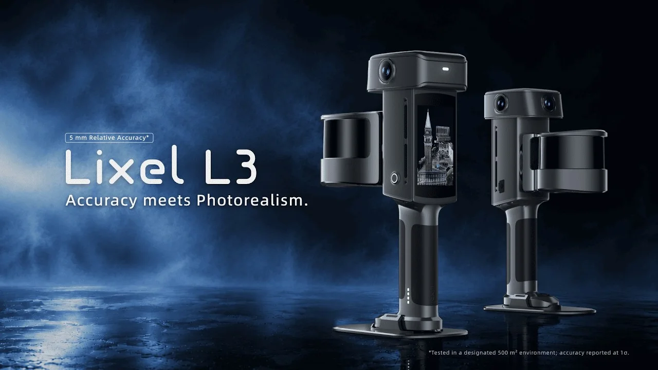 Source image for Lixel L3 captures measured geometry and 4K colour in one pass