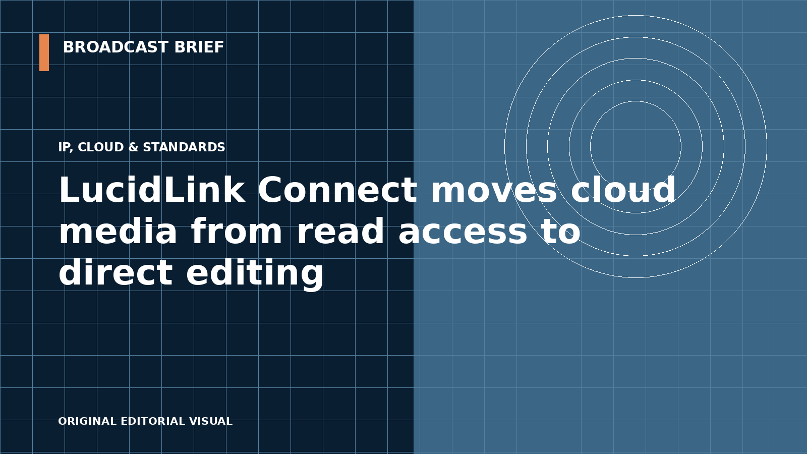 Editorial illustration for LucidLink Connect moves cloud media from read access to direct editing