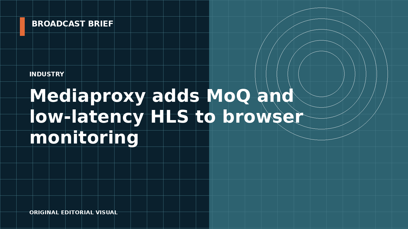 Editorial illustration for Mediaproxy adds MoQ and low-latency HLS to browser monitoring