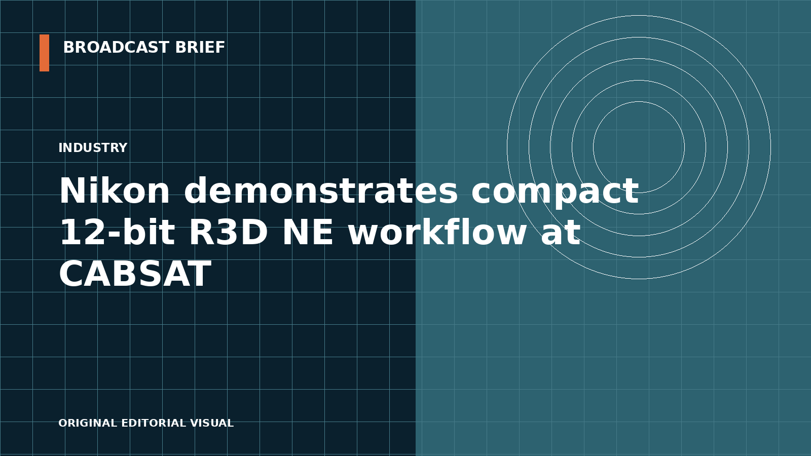 Editorial illustration for Nikon demonstrates compact 12-bit R3D NE workflow at CABSAT