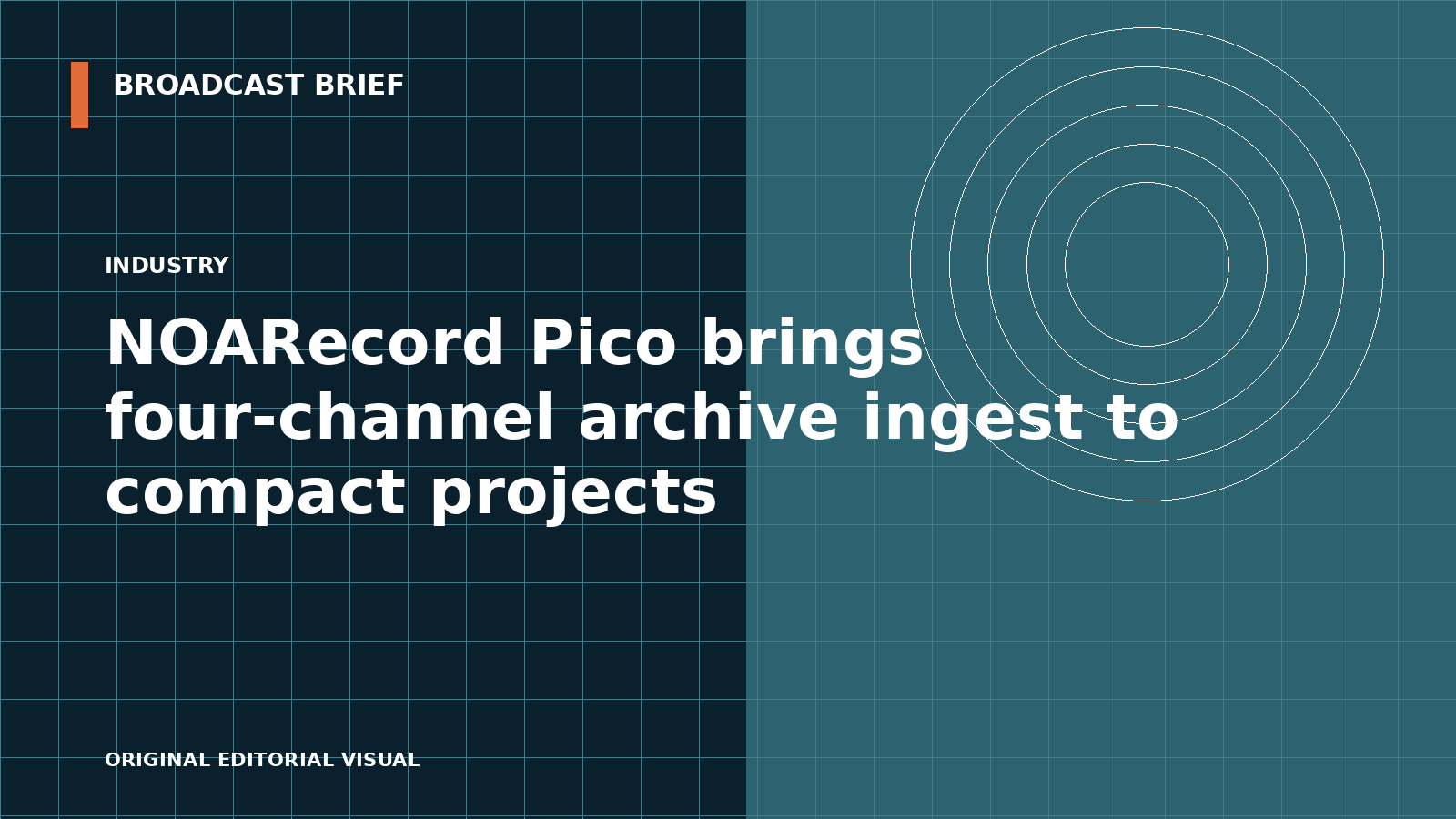 Editorial illustration for NOARecord Pico brings four-channel archive ingest to compact projects