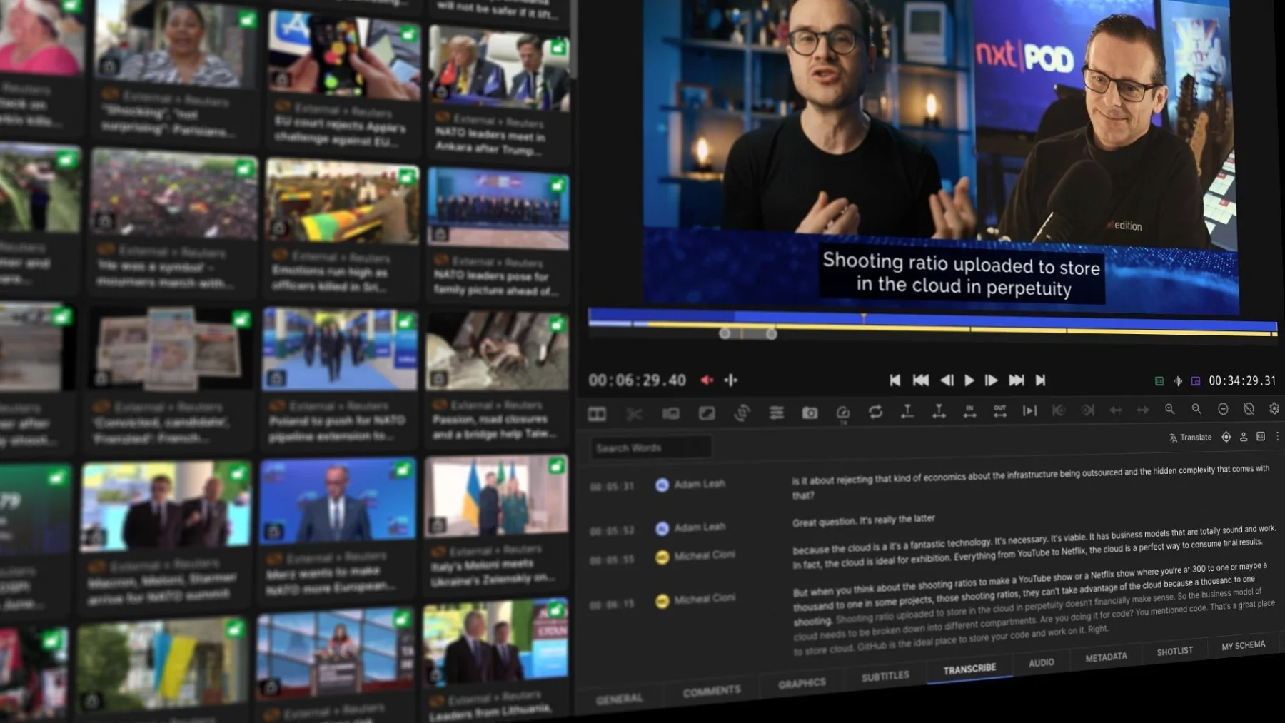 Source image for nxtedition extends newsroom workflow from collaborative scripts to local AI search