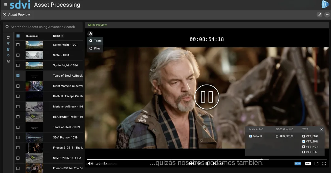 Source image for Omakase opens browser QC from media playback to timeline metadata