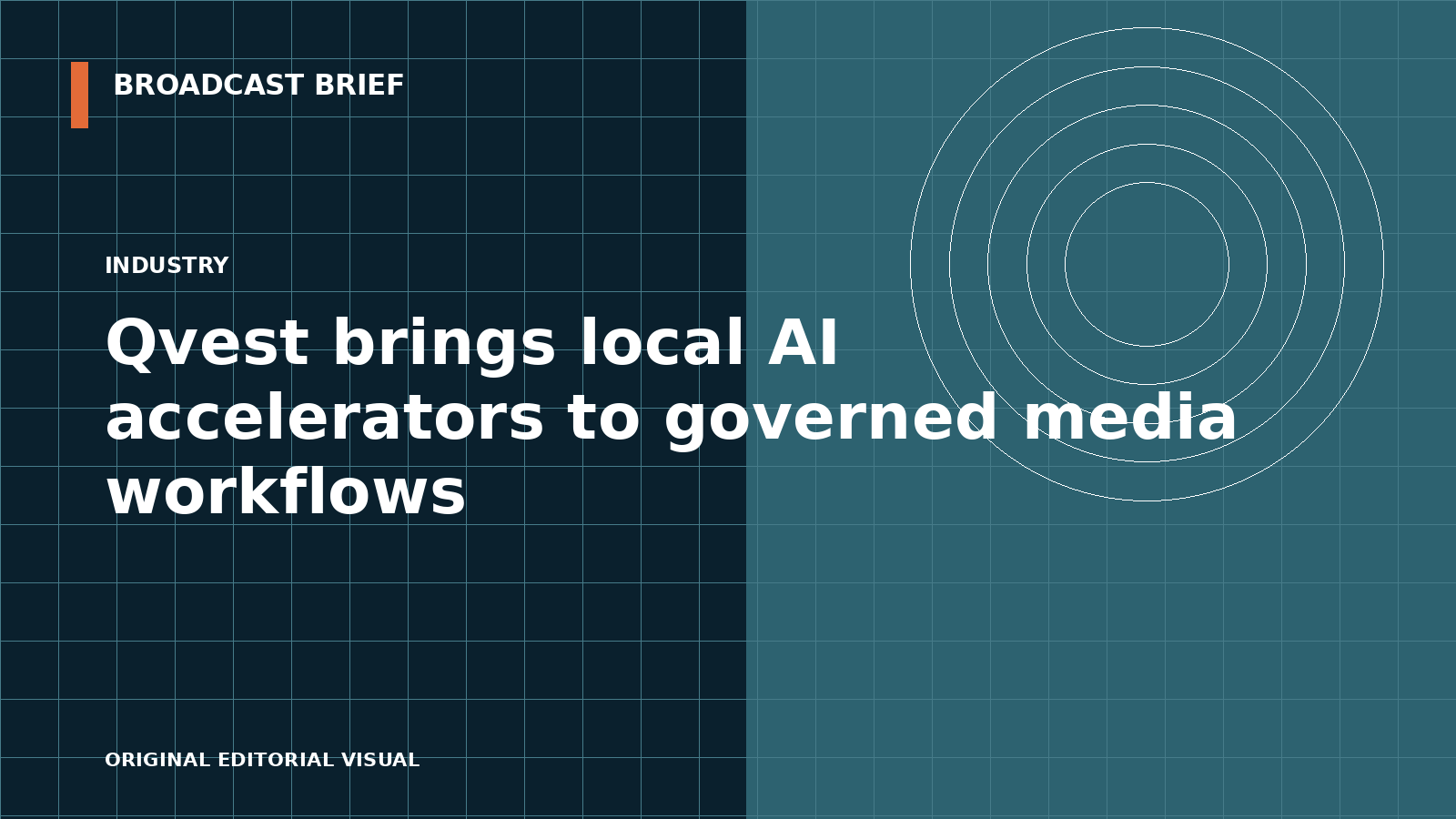 Editorial illustration for Qvest brings local AI accelerators to governed media workflows