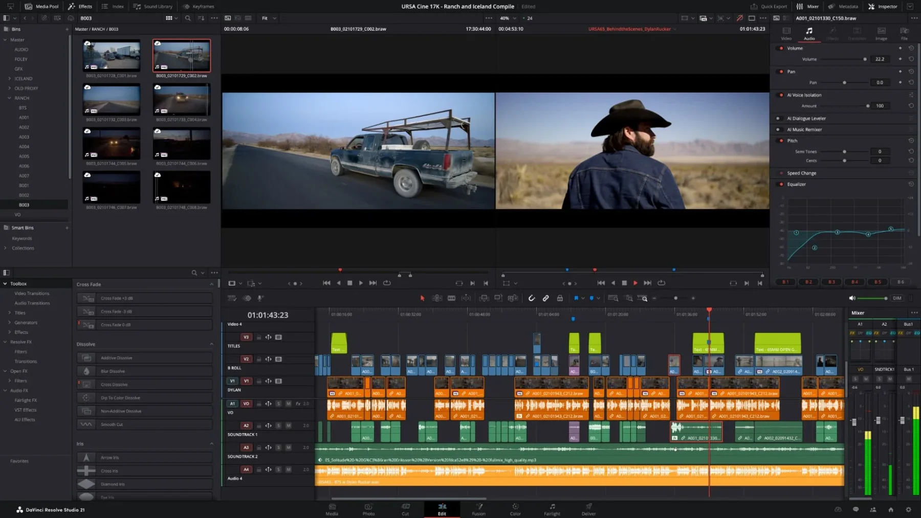 Source image for Resolve 21.1.1 tightens multi-edit trimming and USAC audio support