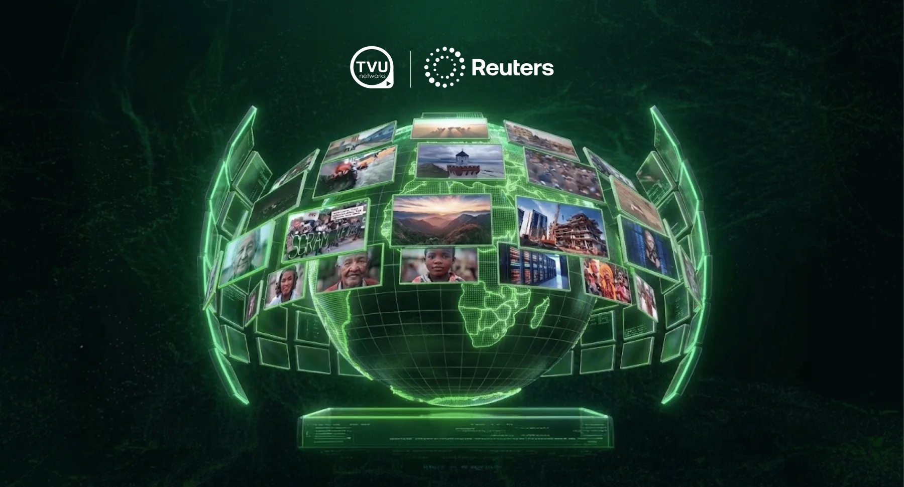 Reuters and TVU Networks scalable live news workflow illustration