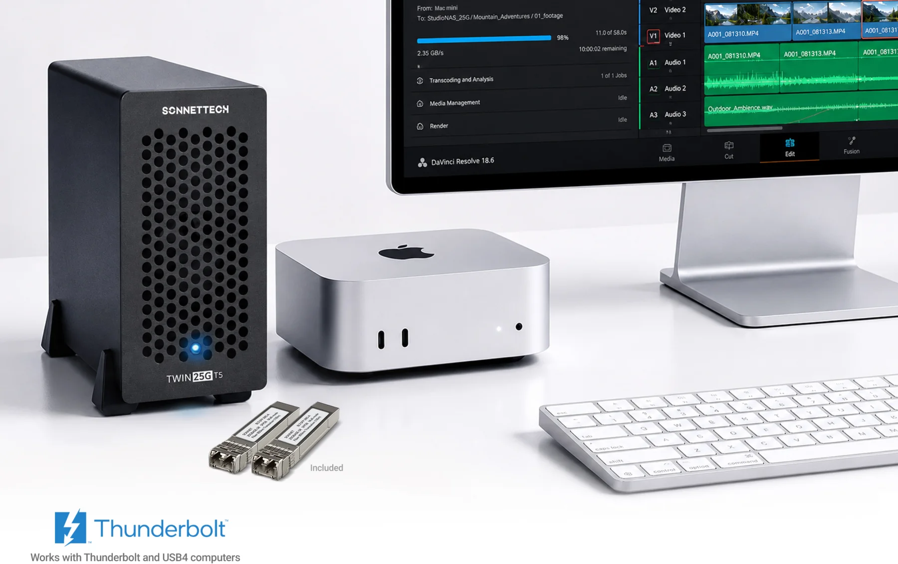Source image for Sonnet brings dual 25GbE to Thunderbolt 5 production systems