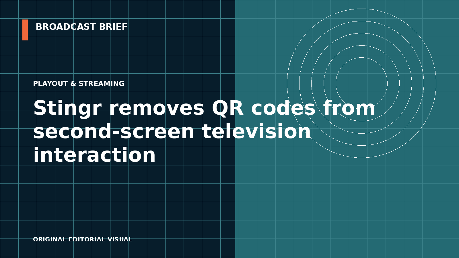 Editorial illustration for Stingr removes QR codes from second-screen television interaction